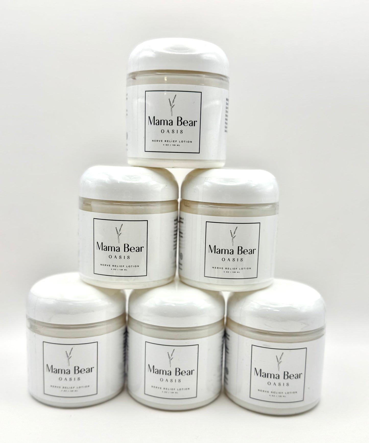 Mama Bear Nerve Relief Lotion Fast-Absorbing and Non