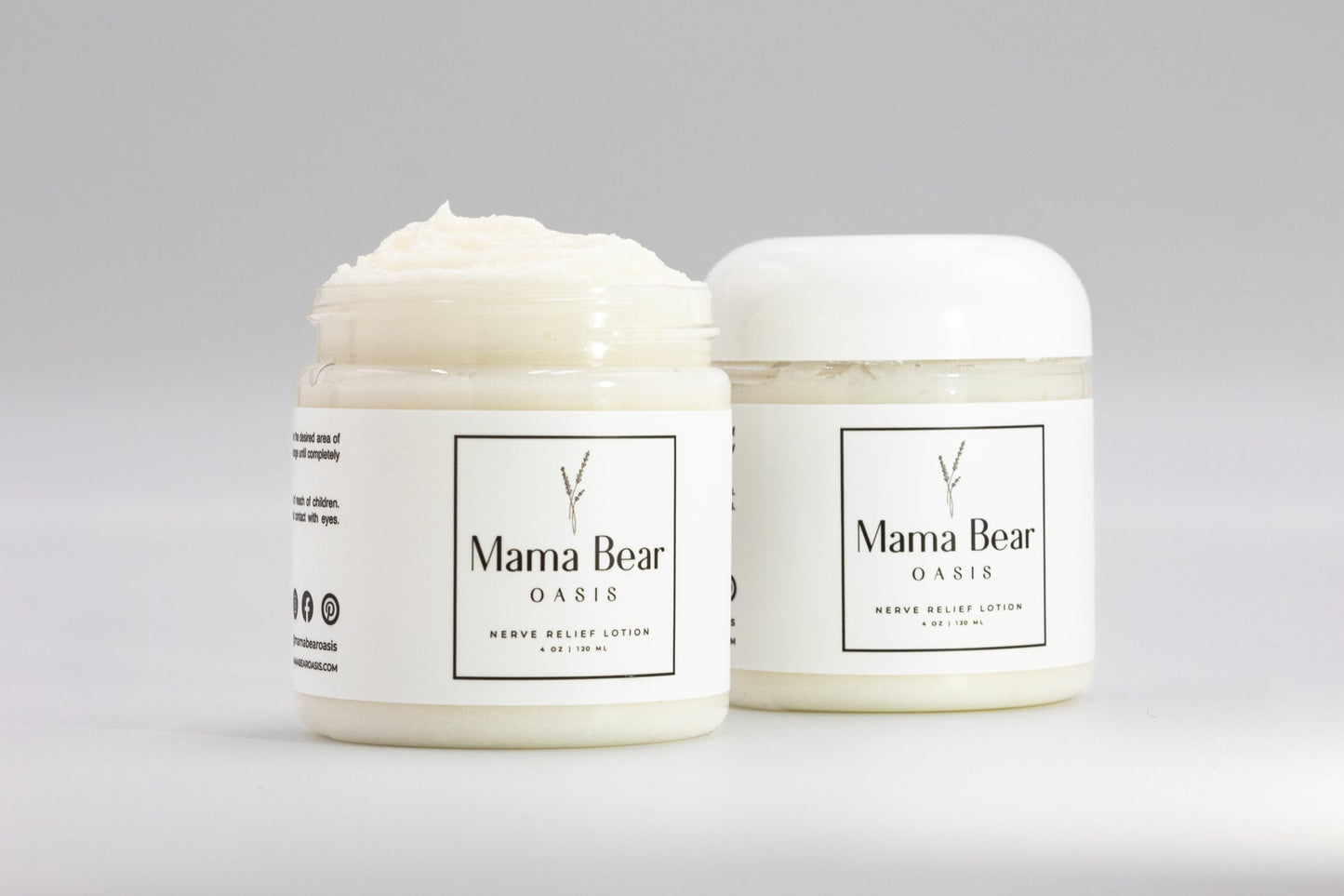 Mama Bear Nerve Relief Lotion Fast-Absorbing and Non